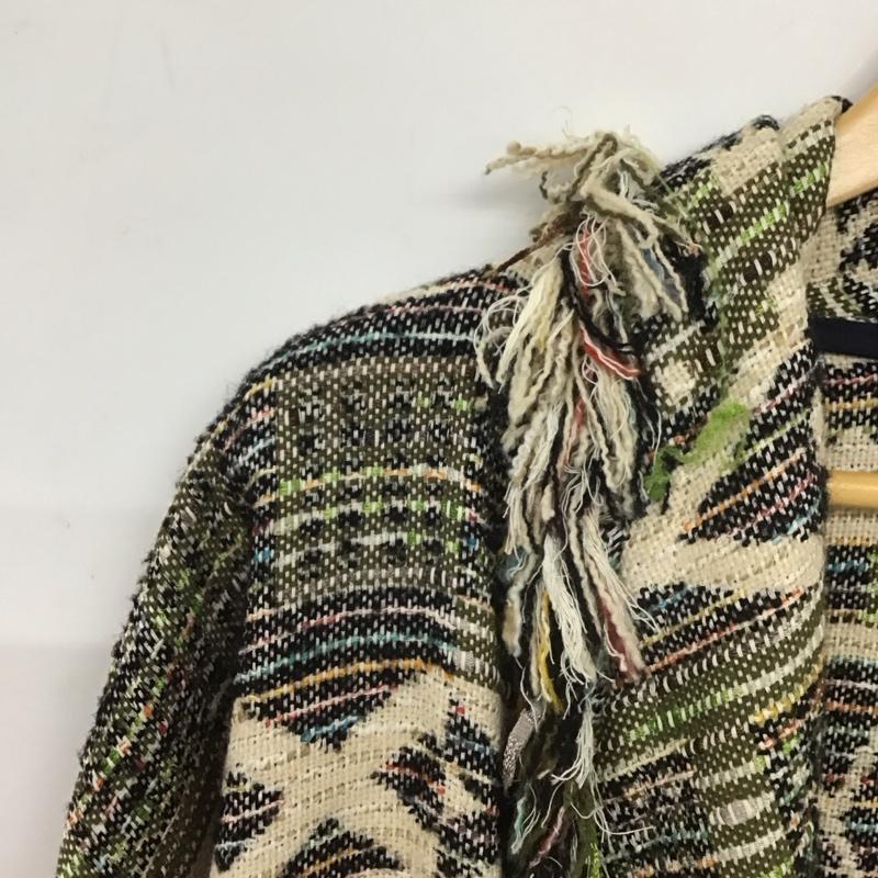 ザラ ZARA ジャケット、上着 ジャケット、ブレザー 総柄 マルチカラー / マルチカラー /  レディース USED 古着 中古 10140342