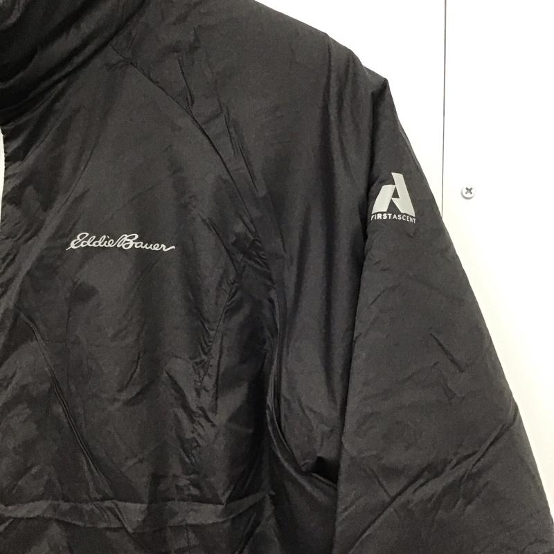 エディーバウアー Eddie Bauer ジャケット、上着 ダウンジャケット L 無地 X ロゴ、文字 黒 / ブラック /  レディース USED 古着 中古 10141714