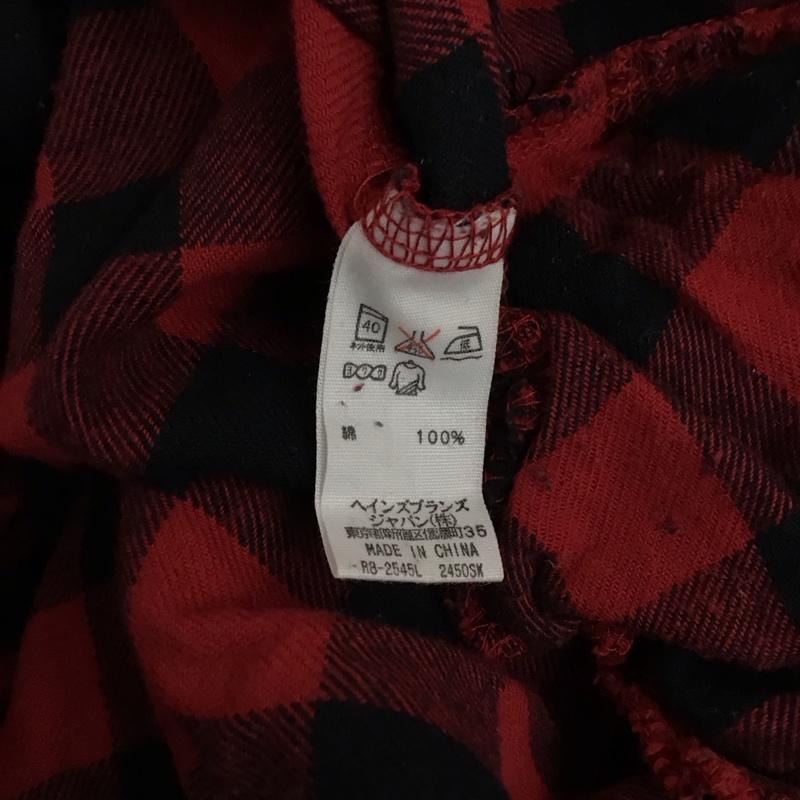 ポロバイラルフローレン Polo by RALPH LAUREN ボトムス ボトムス コットン イージーパンツ L チェック 黒 / ブラック / X 赤 / レッド /  メンズ USED 古着 中古 10114959