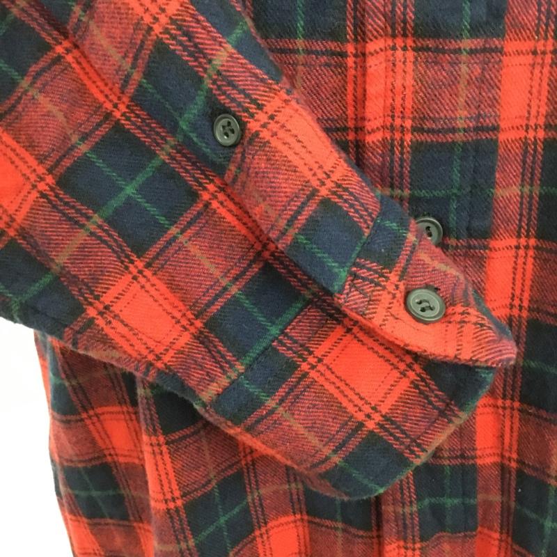 ウィンダンシー WIND AND SEA シャツ、ブラウス 長袖 長袖シャツ カラーシャツ ポケットシャツ 長袖カットソー チェックシャツ L チェック マルチカラー / マルチカラー /  メンズ USED 古着 中古 10120658