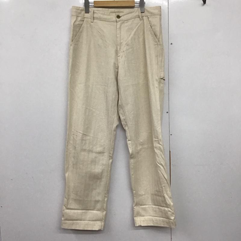 エフオービーファクトリー FOB FACTORY パンツ デニム、ジーンズ デニムパンツ ワイドパンツ カジュアルパンツ 3 ストライプ 白 / ホワイト /  メンズ USED 古着 中古 10140869