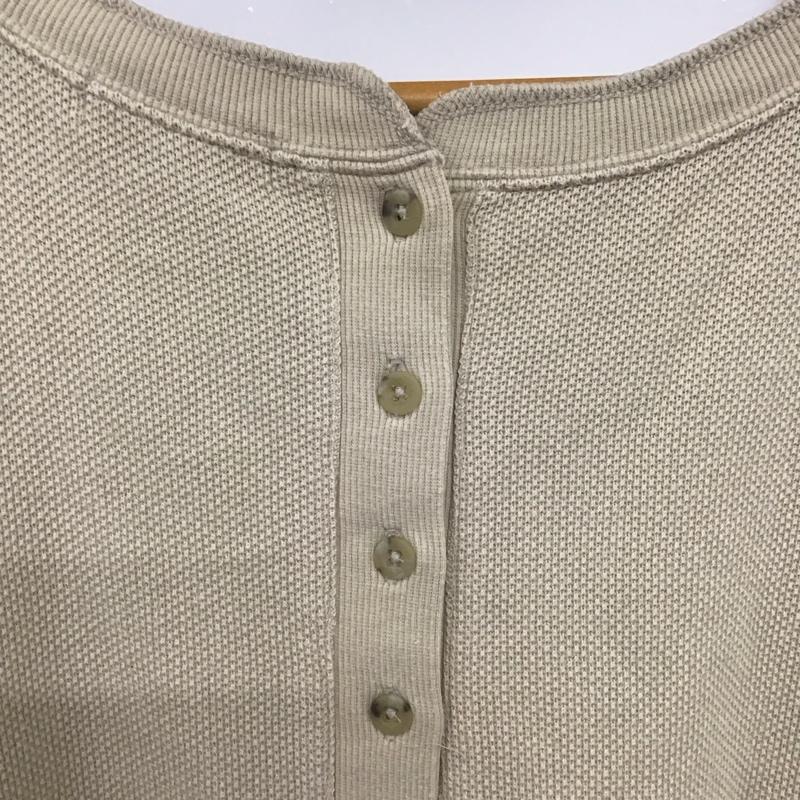 ニコアンド niko and... カットソー 長袖 ST95NC01AD バックヘンリーサーマルPO FREE 無地 ベージュ / ベージュ /  レディース USED 古着 中古 10142013
