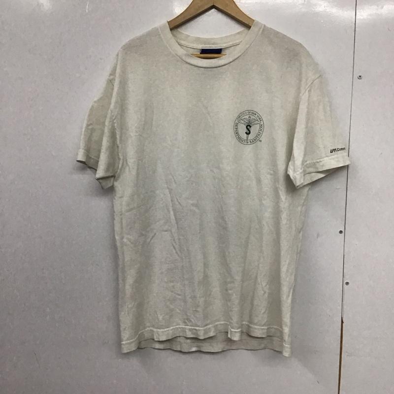 ラファイエット Lafayette Tシャツ 半袖 半袖カットソー プリントTシャツ クルーネックカットソー L ロゴ、文字 白 / ホワイト /  メンズ USED 古着 中古 10146208