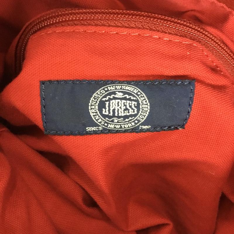 ジェイプレス J.PRESS トートバッグ トートバッグ レザーバッグ 牛革 無地 赤 / レッド /  レディース USED 古着 中古 10135526