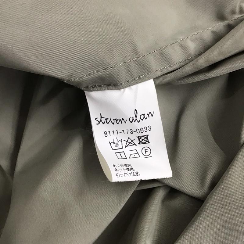スティーブンアラン Steven Alan シャツ、ブラウス 長袖 8111-173-0633 PE TFT CRUISER SHIRT XL 無地 カーキ / カーキ /  メンズ USED 古着 中古 10145238