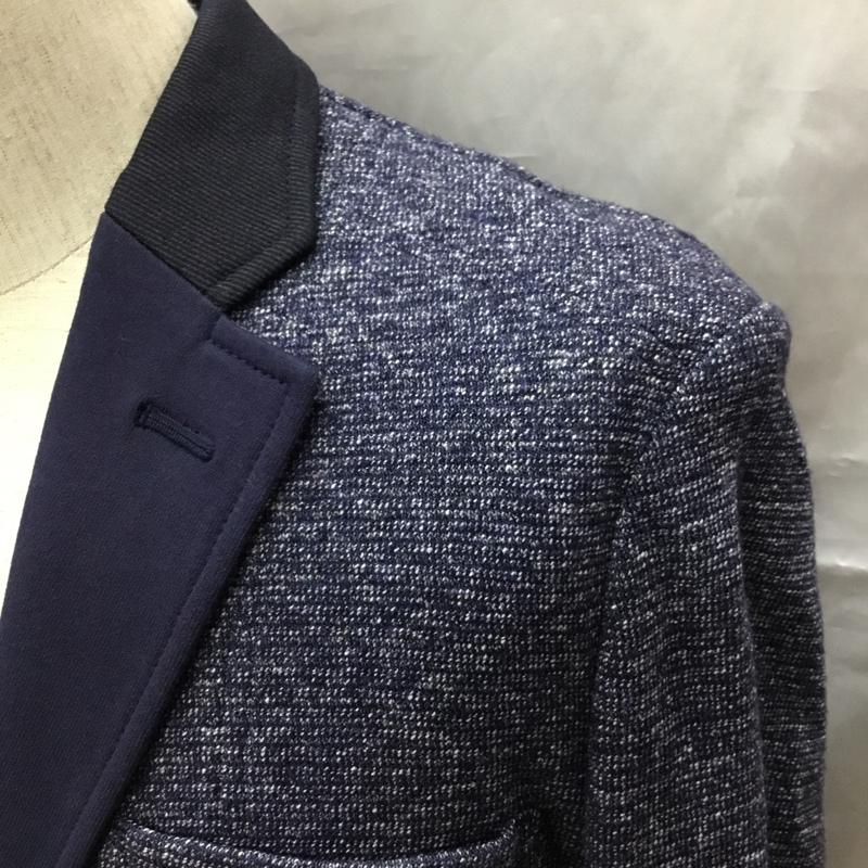 コムデギャルソン・ジュンヤワタナベマン COMME des GARCONS JUNYA WATANABE MAN ジャケット、上着 ジャケット、ブレザー ws-j014 2017SSエルボーパッチジャケット 長袖ジャケット アウター S 無地 紺 / ネイビー /  メンズ USED 古着 中古 10116140
