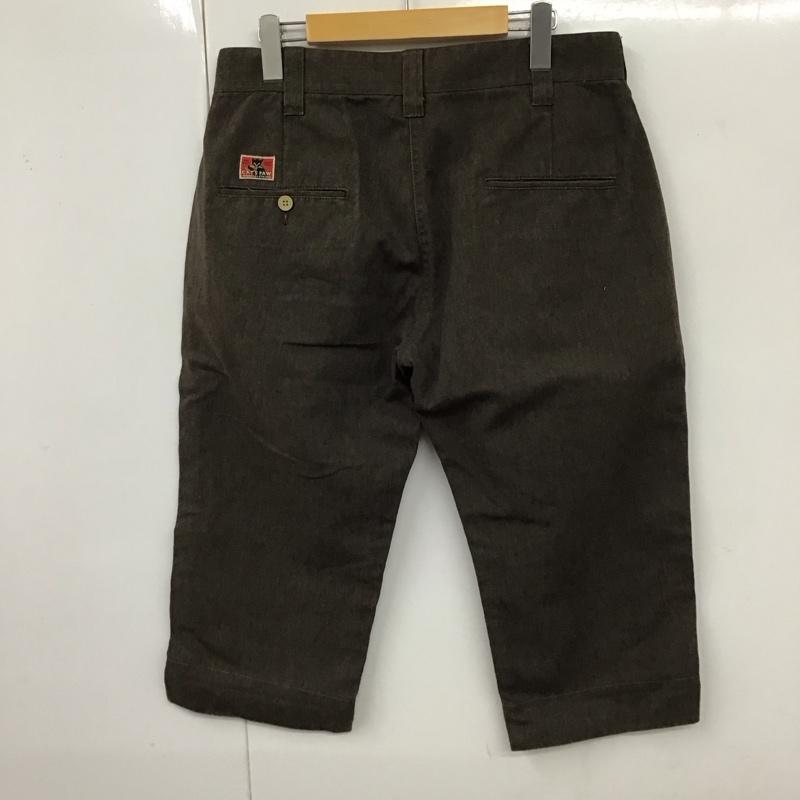キャッツポウ CAT S PAW パンツ ショートパンツ ショートパンツ ハーフパンツ カジュアルパンツ 七分丈パンツ 32インチ 無地 茶 / ブラウン /  メンズ USED 古着 中古 10114698