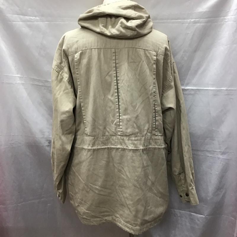 ツウィードリバー TWEED RIVER ジャケット、上着 ジャケット、ブレザー カジュアルジャケット フード付きジャケット アウター ロゴ、文字 ベージュ / ベージュ /  メンズ USED 古着 中古 10111333
