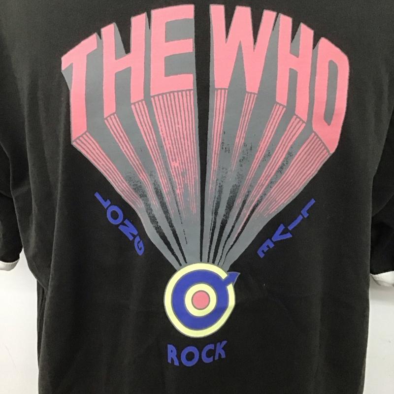 フリークスストア FREAK S STORE Tシャツ 半袖 半袖カットソー プリントTシャツ クルーネックカットソー L ロゴ、文字 黒 / ブラック /  メンズ USED 古着 中古 10126527