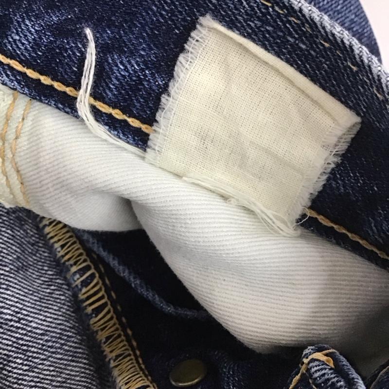 スカルジーンズ SKULLJEANS パンツ デニム、ジーンズ デニムパンツ ストレートパンツ スリムパンツ カジュアルパンツ 無地 インディゴ / インディゴ /  メンズ USED 古着 中古 10109944