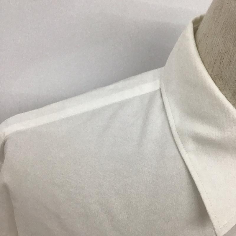 バーバリーロンドン Burberry London シャツ、ブラウス 長袖 長袖シャツ カジュアルシャツ カラーシャツ プリントシャツ L ロゴ、文字 白 / ホワイト /  メンズ USED 古着 中古 10111094