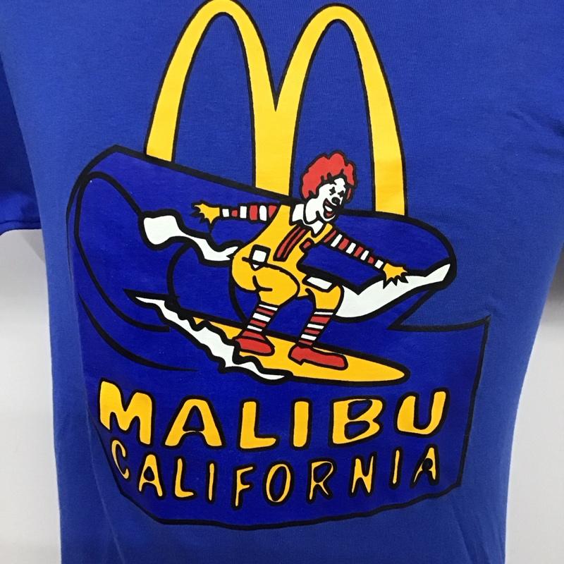 チャンピオン Campion Tシャツ 半袖 S プリント 青 / ブルー /  メンズ USED 古着 中古 10128345