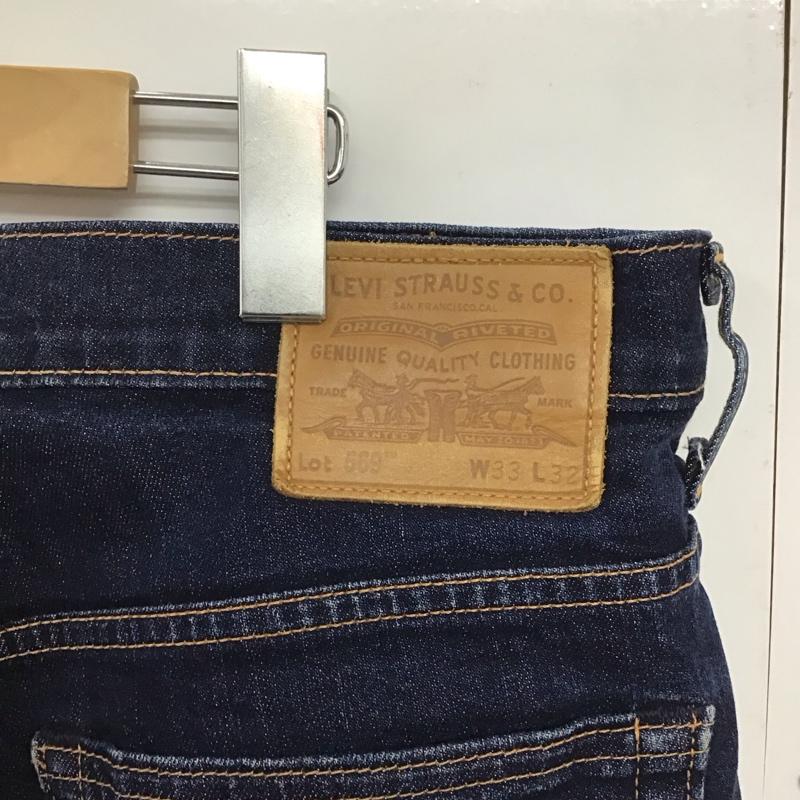 リーバイストラウスアンドコー Levi Strauss & co. パンツ デニム、ジーンズ デニムパンツ ワイドパンツ カジュアルパンツ ストレッチパンツ 33インチ 無地 インディゴ / インディゴ /  メンズ USED 古着 中古 10140561