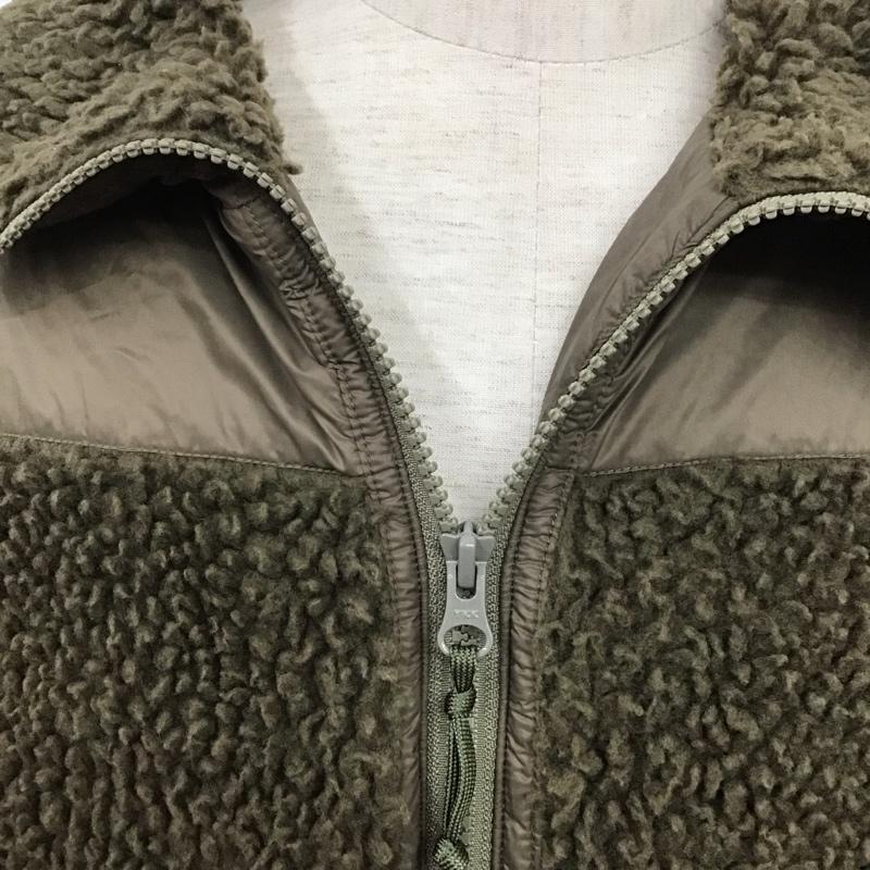 バズリクソンズ Buzz Rickson s ジャケット、上着 ジャンパー、ブルゾン boa-a-2220-62-n JACKETCOLDWEATHER BOA-2A フリースジャケット ジップアップジャケット M 無地 カーキ / カーキ /  メンズ USED 古着 中古 10106792
