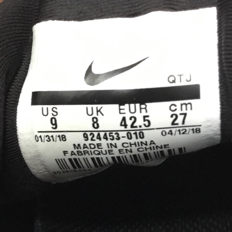 ナイキ NIKE スニーカー スニーカー 924453-010 Air VaporMax Plus Black White 27.0cm 無地 黒 / ブラック /  メンズ USED 古着 中古 10129386
