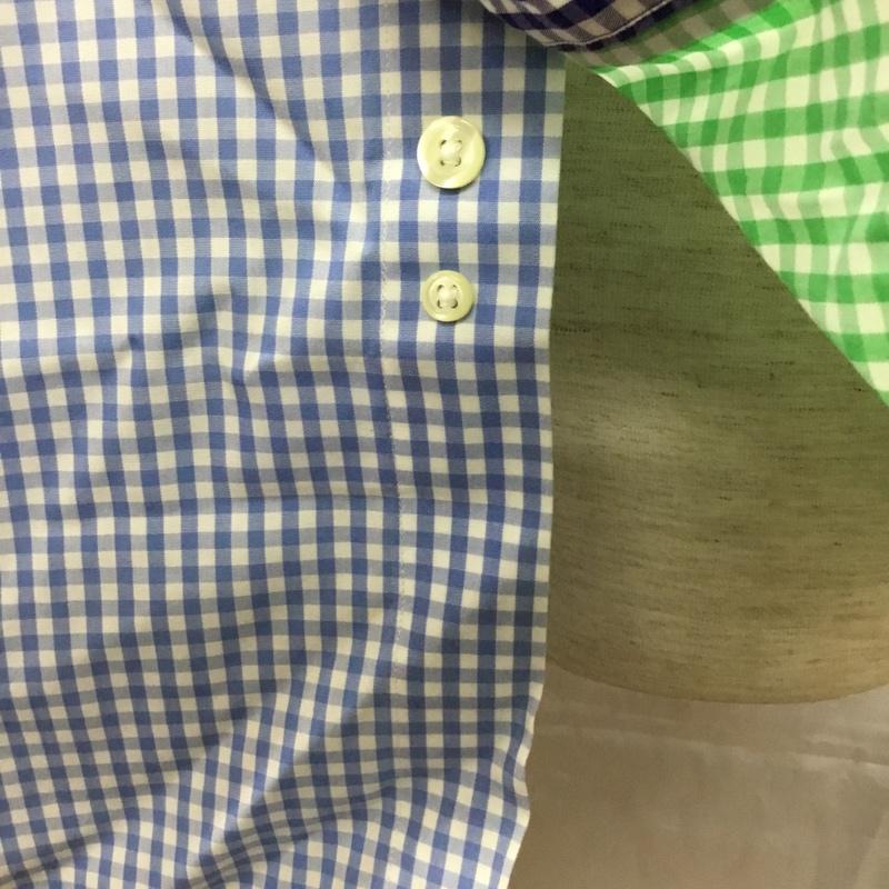 ブルックスブラザーズ BROOKS BROTHERS シャツ、ブラウス 半袖 ボタンダウン M チェック マルチカラー / マルチカラー /  メンズ USED 古着 中古 10111586
