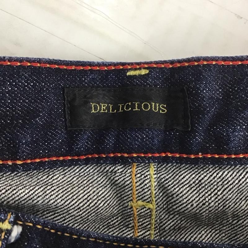 デリシャス DELICIOUS パンツ デニム、ジーンズ デニムパンツ スリムパンツ ジーンズ カジュアルパンツ ストレートパンツ 3 無地 インディゴ / インディゴ /  メンズ USED 古着 中古 10111660