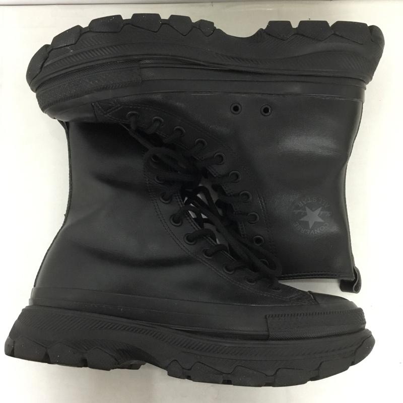 コンバース CONVERSE スニーカー スニーカー 1SD544 ALL STAR TREKWAVE SL SHIN-HI 厚底 27.5cm 箱有 27.5cm ロゴ、文字 黒 / ブラック /  メンズ USED 古着 中古 10142069