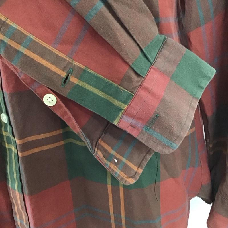 ラルフローレン RALPHLAUREN シャツ、ブラウス 長袖 長袖シャツ カラーシャツ ポケットシャツ 長袖カットソー チェックシャツ ボタンダウンシャツ L チェック マルチカラー / マルチカラー /  メンズ USED 古着 中古 10107012