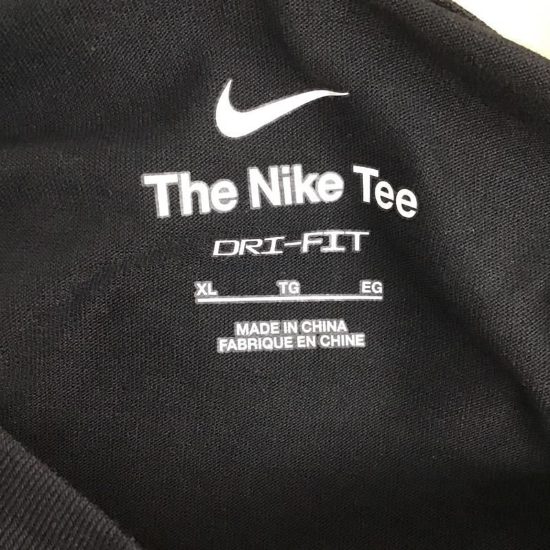 ナイキ NIKE カットソー 長袖 dm5426-010 トレイルロングスリーブトップ 長袖カットソー XL ロゴ、文字 黒 / ブラック /  メンズ USED 古着 中古 10136841