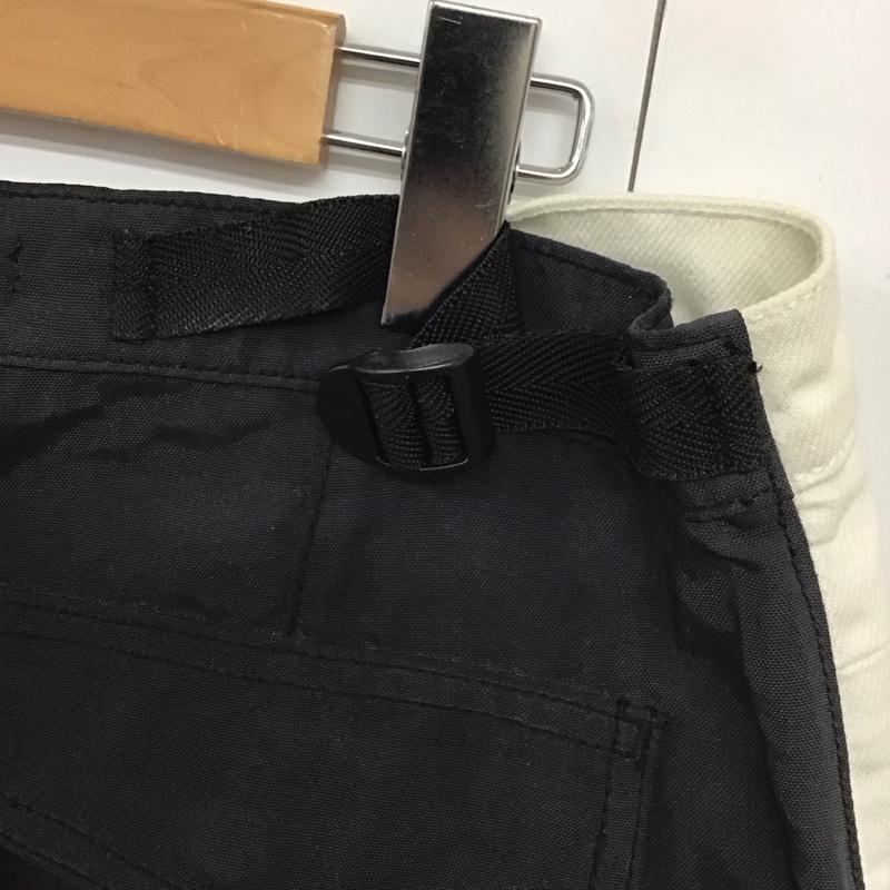 アレキサンダーワン ALEXANDER WANG パンツ ワークパンツ、ペインターパンツ hybrid cargodenim バイカラーパンツ ワイドパンツ 30インチ 無地 白 / ホワイト / X 黒 / ブラック /  メンズ USED 古着 中古 10124270