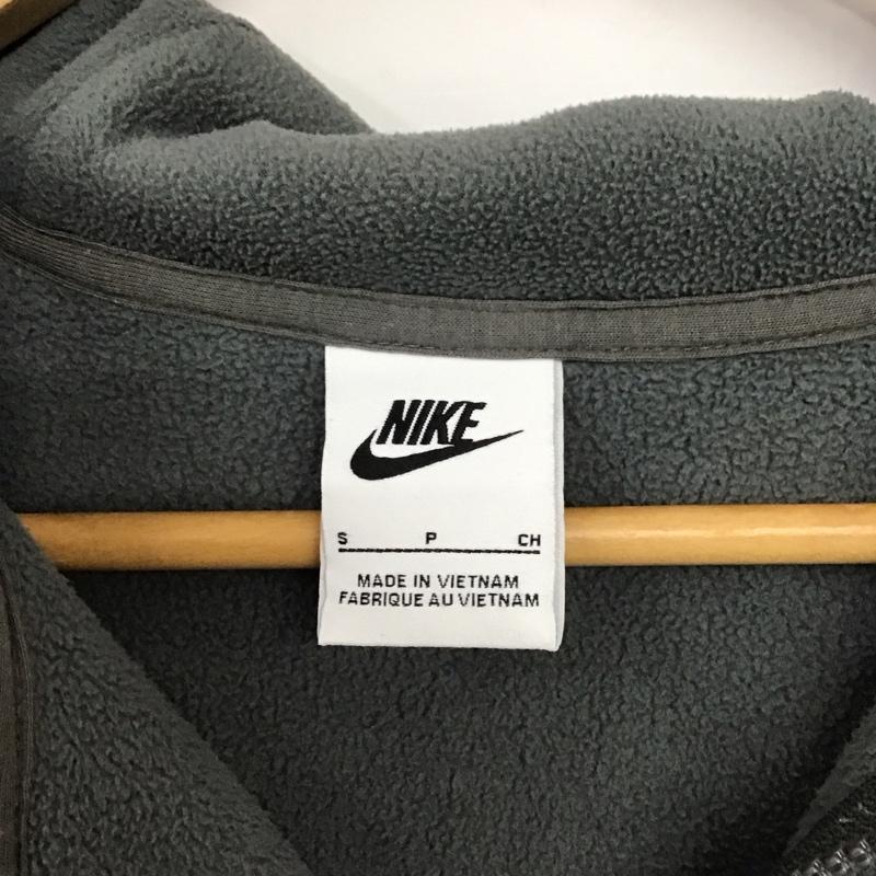 ナイキ NIKE パーカー 長袖 dd4883-068 フリースフルジップフーディ ジップアップパーカー S ロゴ、文字 灰 / グレー /  メンズ USED 古着 中古 10147317