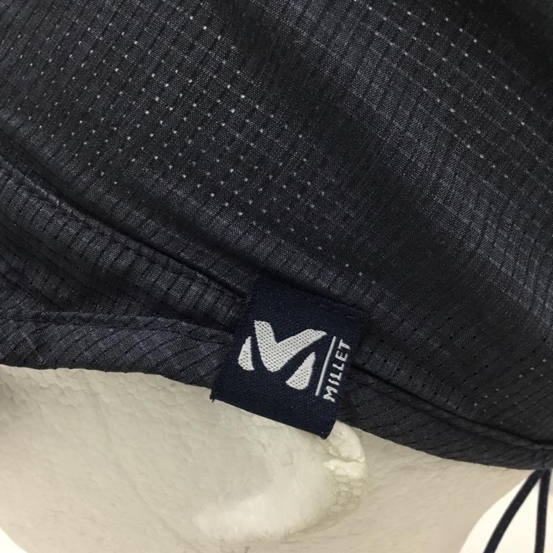 ミレー MILLET 帽子 キャップ MIV8436 パーフブレスキャップ サマーキャップ ロゴ、文字 紺 / ネイビー /  メンズ USED 古着 中古 10105750