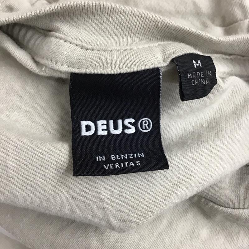 デウスエクスマキナ DEUS EX MACHINA Tシャツ 半袖 半袖カットソー プリントTシャツ クルーネックカットソー M プリント ベージュ / ベージュ /  メンズ USED 古着 中古 10114502