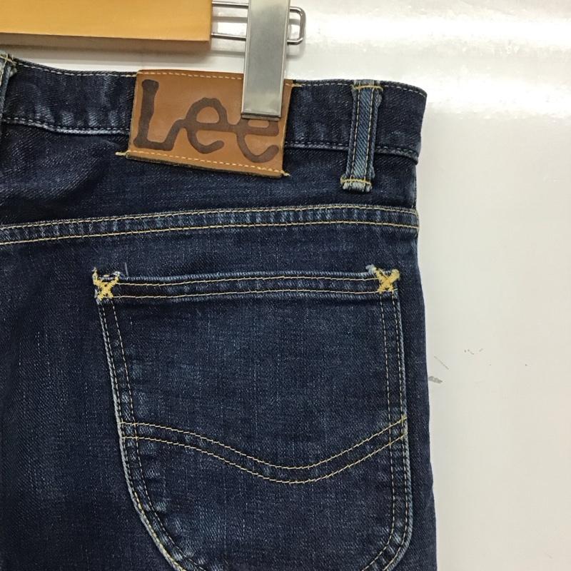 リー Lee パンツ デニム、ジーンズ デニムパンツ ワイドパンツ カジュアルパンツ ストレッチパンツ 無地 インディゴ / インディゴ /  メンズ USED 古着 中古 10137458