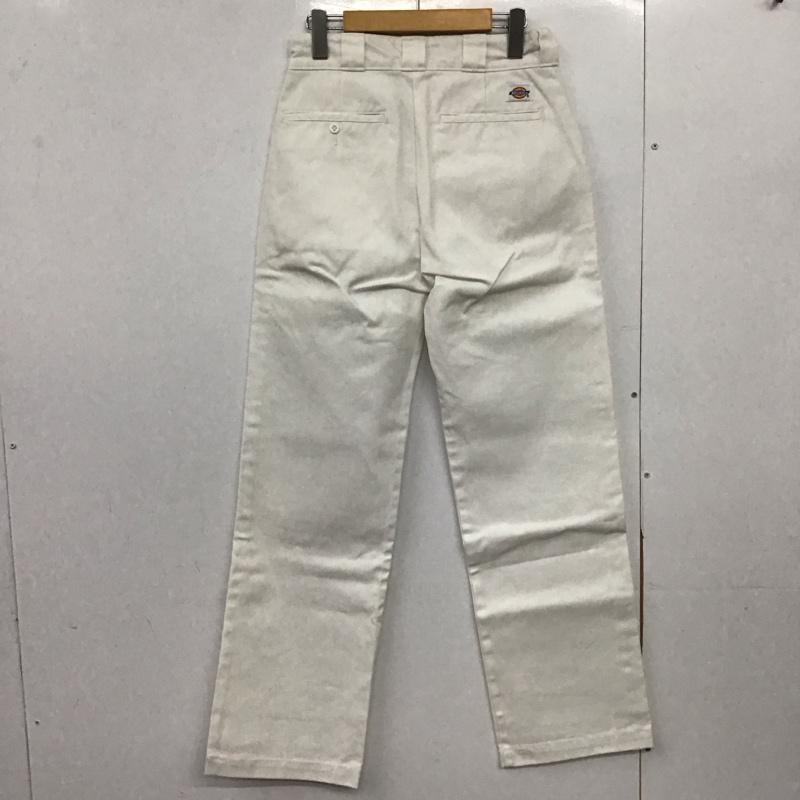 ディッキーズ Dickies パンツ ワークパンツ、ペインターパンツ ワークパンツ ワイドパンツ カジュアルパンツ 30インチ ロゴ、文字 白 / ホワイト /  メンズ USED 古着 中古 10149196