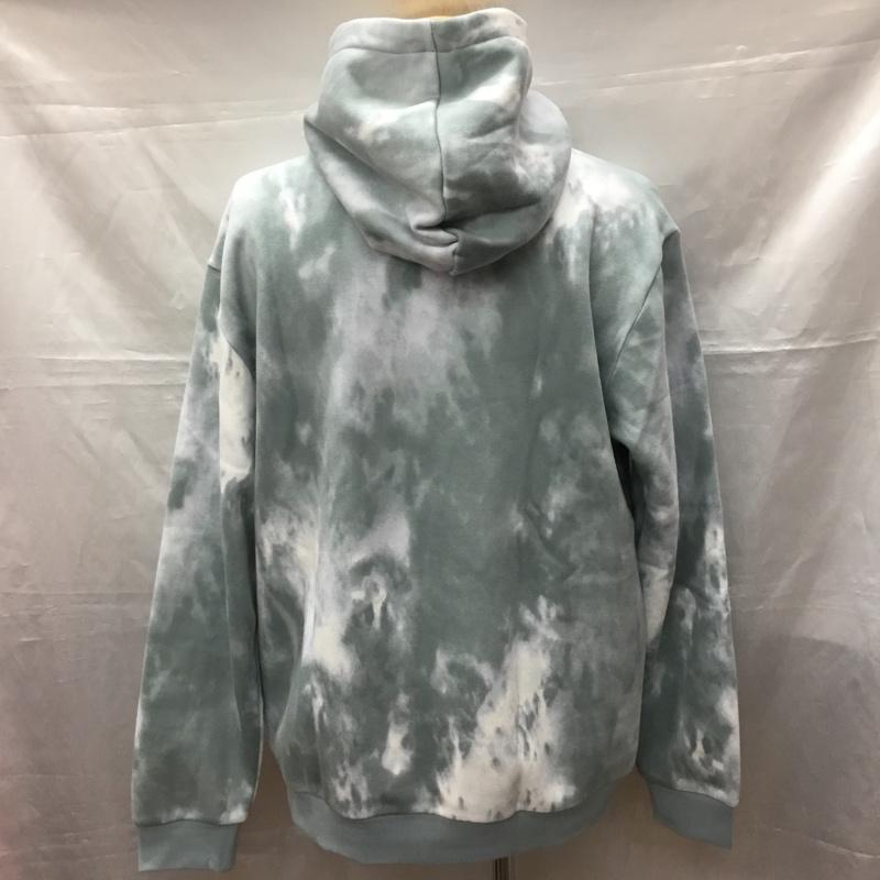 アディダス adidas パーカー 長袖 he9436 アディカラーエッセンシャルズトレフォイルパーカー プルオーバー 総柄 マルチカラー / マルチカラー /  メンズ USED 古着 中古 10115004