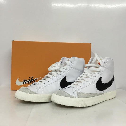 ナイキ NIKE スニーカー スニーカー BQ6806 100 BLAZER MID 77 VINTAGE 26cm 箱有 26.0cm ロゴ、文字 白 / ホワイト / X 黒 / ブラック /  メンズ USED 古着 中古 10131799
