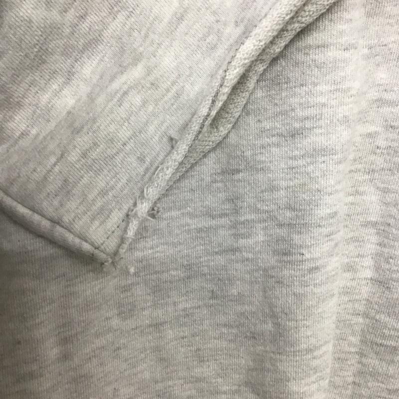 ザラ ZARA トレーナー 半袖 半袖スウェットカットソー クルーネックカットソー L 無地 灰 / グレー /  レディース USED 古着 中古 10141878