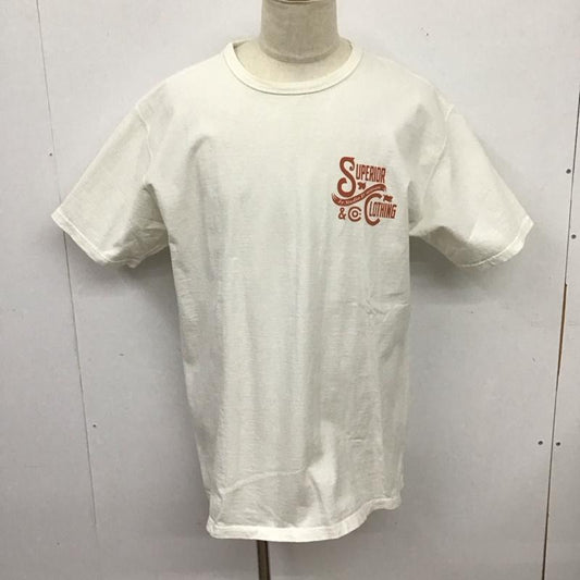 スタディオダルチザン STUDIOD ARTISAN&SA Tシャツ 半袖 半袖カットソー プリントTシャツ クルーネックカットソー XXL プリント 白 / ホワイト /  メンズ USED 古着 中古 10126228