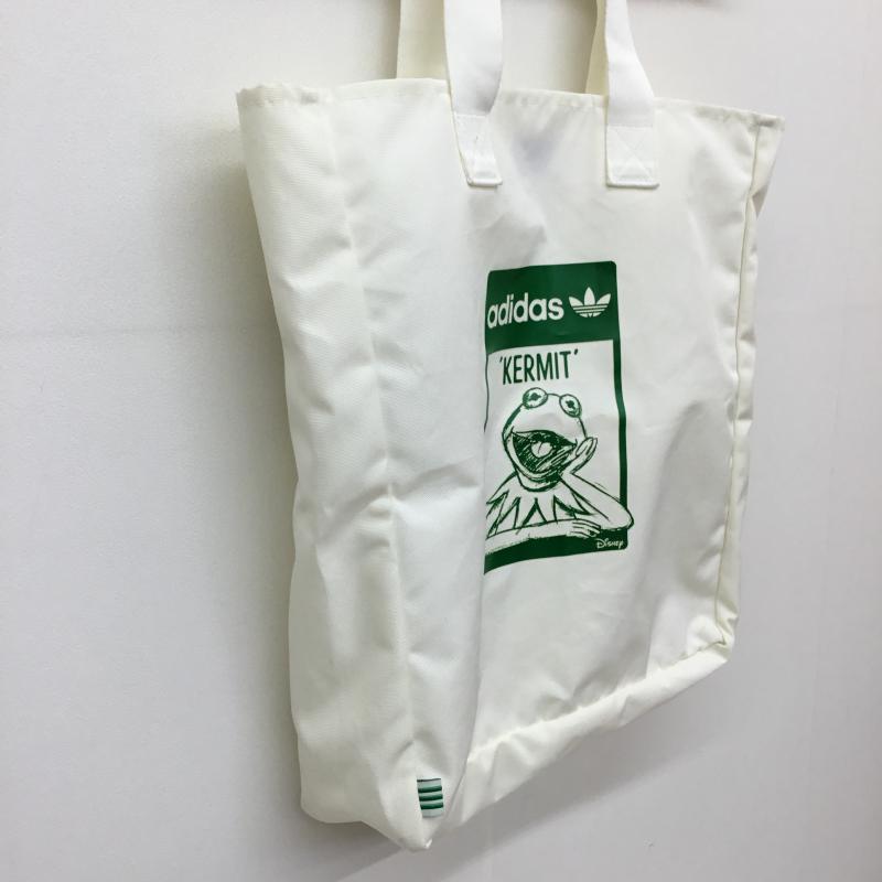 アディダス adidas トートバッグ トートバッグ ディズニー　Disney カーミット　KERMIT キャラクター 白 / ホワイト /  レディース USED 古着 中古 10133941