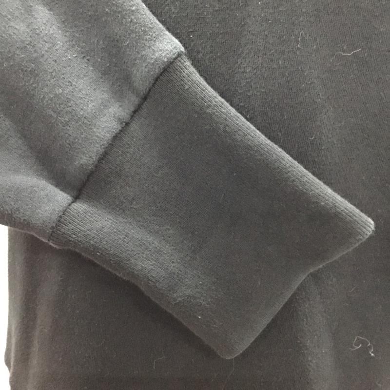 バーバリーブラックレーベル BURBERRY BLACK LABEL パーカー 長袖 フーディ 2 無地 黒 / ブラック /  メンズ USED 古着 中古 10108890