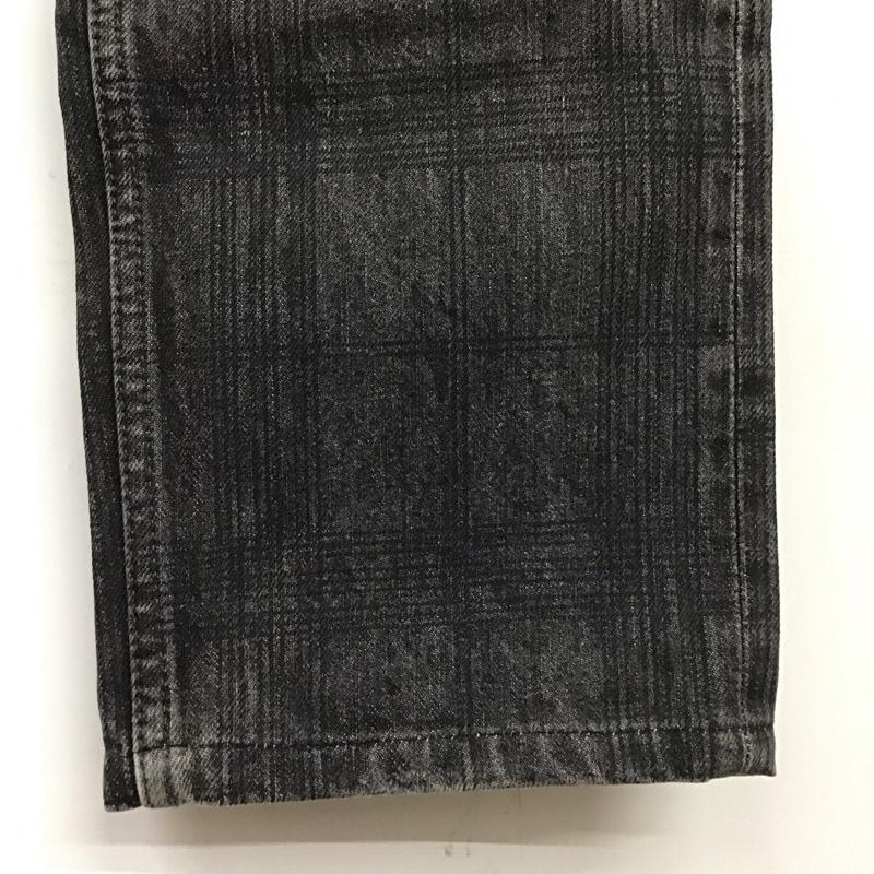 スペルバウンド SPELLBOUND パンツ デニム、ジーンズ デニムパンツ ストレートパンツ ワイドパンツ カジュアルパンツ M プリント 黒 / ブラック /  メンズ USED 古着 中古 10113118