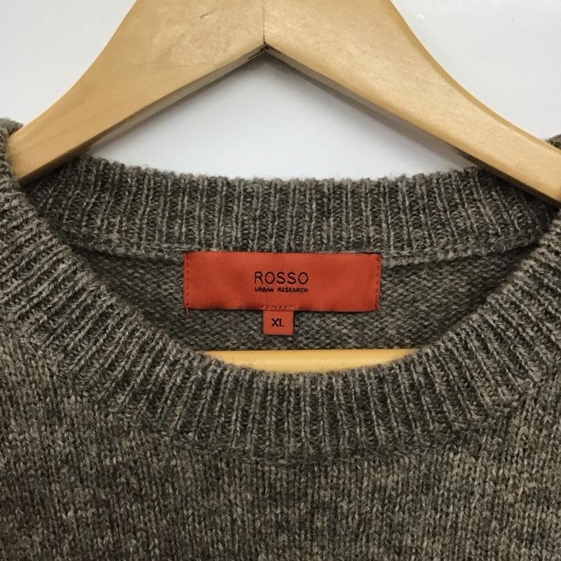 ロッソアーバンリサーチ ROSSOURBANRESEARCH ニット、セーター 長袖 RA27-12M100 シェットランドラムズウール XL 無地 マルチカラー / マルチカラー /  メンズ USED 古着 中古 10145733