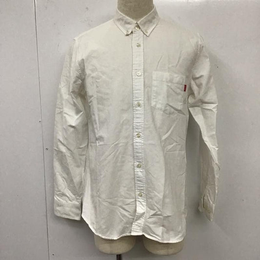 シュプリーム Supreme シャツ、ブラウス 長袖 長袖シャツ カラーシャツ ボタンダウンシャツ 長袖カットソー 無地シャツ M 無地 白 / ホワイト /  メンズ USED 古着 中古 10119459