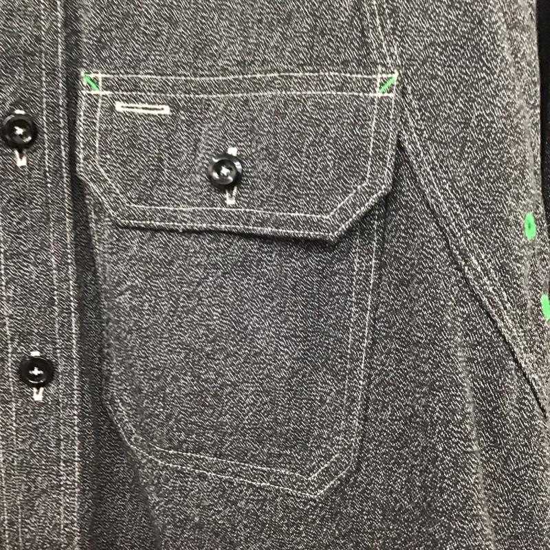 キャピタル KAPITAL シャツ、ブラウス 長袖 k2504ls143 長袖シャツ 無地シャツ カラーシャツ L 無地 灰 / グレー /  メンズ USED 古着 中古 10142957