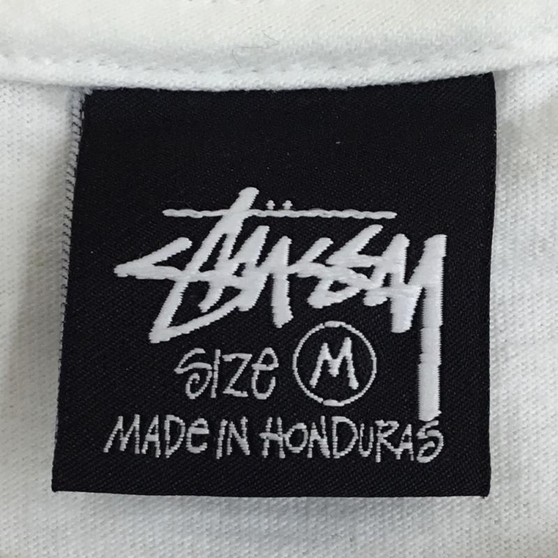 ステューシー STUSSY Tシャツ 半袖 THERMAL STOCK TEE M ロゴ、文字 白 / ホワイト /  メンズ USED 古着 中古 10135120