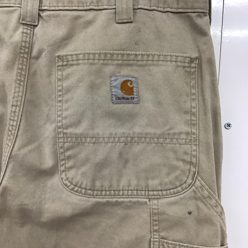 カーハート Carhartt パンツ チノパン チノパン スリムパンツ カジュアルパンツ カーゴパンツ 32インチ 無地 ベージュ / ベージュ /  メンズ USED 古着 中古 10125554
