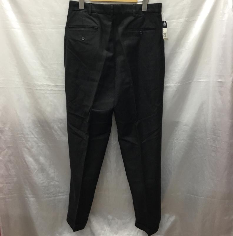 ポロラルフローレン POLO RALPH LAUREN パンツ スラックス スラックスパンツ ワイドパンツ カジュアルパンツ センタータックパンツ 32インチ 無地 黒 / ブラック /  メンズ USED 古着 中古 10121082