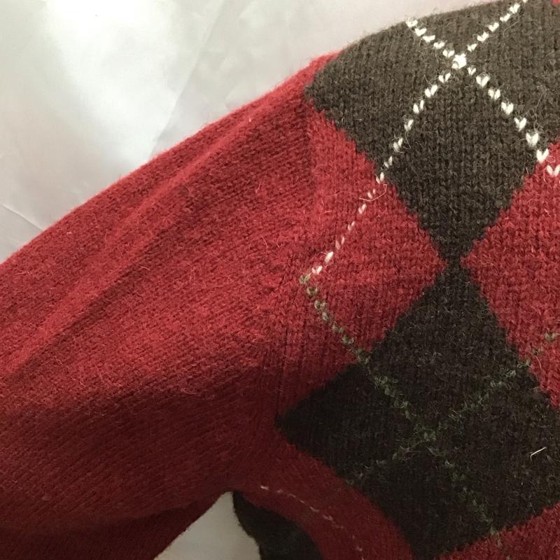 エルエルビーン L.L.Bean ニット、セーター 長袖 長袖ニットカットソー ニット セーター Vネックニット M 総柄 マルチカラー / マルチカラー /  メンズ USED 古着 中古 10111463