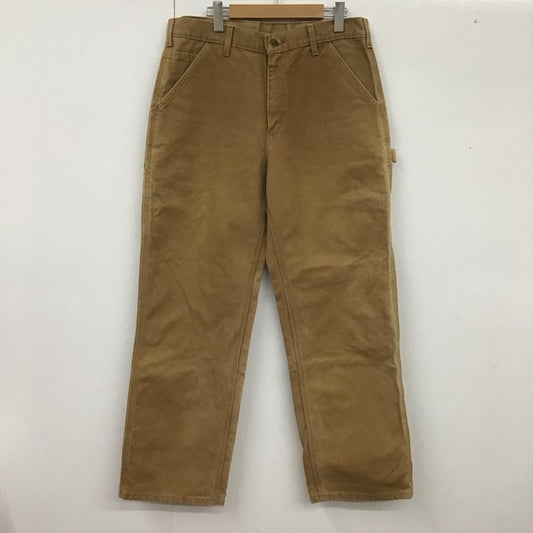 カーハート Carhartt パンツ ワークパンツ、ペインターパンツ 34インチ 無地 ベージュ / ベージュ /  メンズ USED 古着 中古 10117157