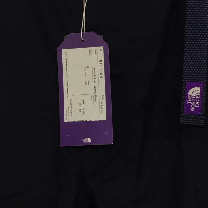 ザノースフェイス THE NORTH FACE パンツ スラックス NT5700N ストレッチツイルテーパードパンツ 32インチ 無地 紺 / ネイビー /  メンズ USED 古着 中古 10144725