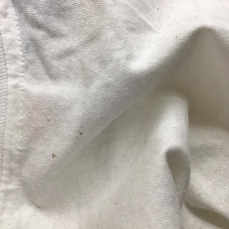 ヘインズ HANES Tシャツ 半袖 半袖カットソー プリントTシャツ クルーネックカットソー 80s L プリント 白 / ホワイト /  メンズ USED 古着 中古 10107009