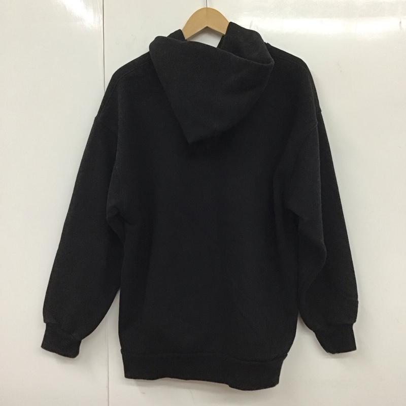 フリークスストア FREAK S STORE パーカー 長袖 長袖パーカー プルオーバーパーカー スウェット L 無地 黒 / ブラック /  メンズ USED 古着 中古 10131552