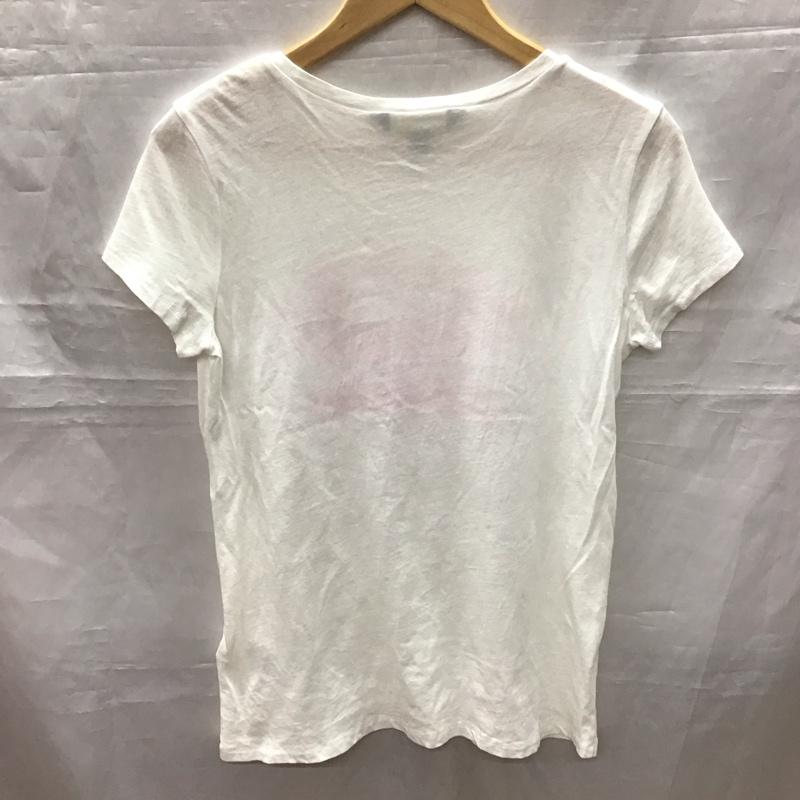 ポロラルフローレン POLO RALPH LAUREN Tシャツ 半袖 キッズ L ロゴ、文字 白 / ホワイト /  ガールズ USED 古着 中古 10116920