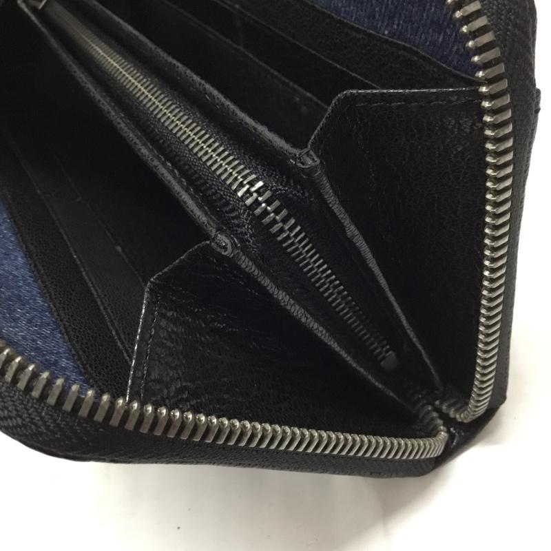 ディーゼル DIESEL 財布 長財布 ラウンドファスナー ロゴ、文字 黒 / ブラック /  メンズ USED 古着 中古 10119664